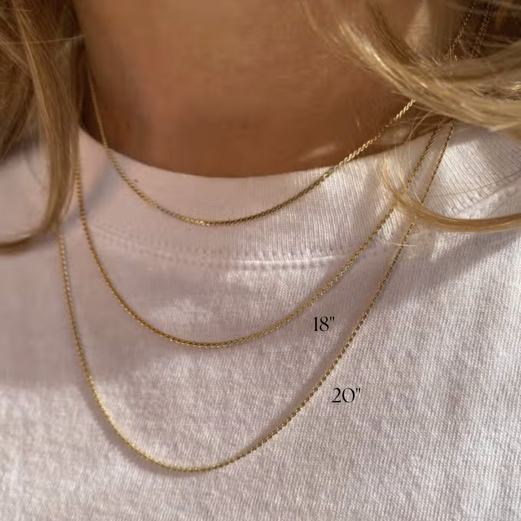 18K Gold Filled Dainty Chain